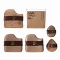 thumbnail image 1 of Set de base de maquillaje Guoxiaoniu, color chocolate, 6 unidades, 1 of 8