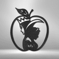 thumbnail image 5 of Poison Apple Steel Sign Laser Cut Powder Coated Home & Office Metal Wall Decor Multiple Sizes & Colors, 5 of 5
