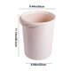 thumbnail image 3 of XWSHYW Cubo de Basura Papelera para El Hogar, Cesta para Inodoro, Cocina, Aro de Presión, Color Blanco, Sin Tapa., 3 of 6