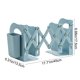 thumbnail image 3 of Organizador de escritorio ajustable para sujetalibros | Portalibros y estantería de plástico plegable, diseño expandible, almohadillas de silicona, almacenamiento resistente y que ahorra espacio, 3 of 6