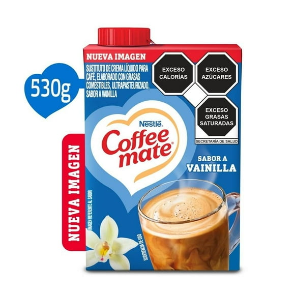 Cremador para café Coffee Mate líquido sabor vainilla 530 g