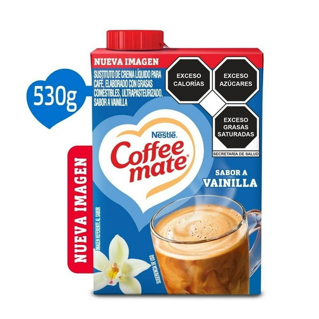 Cremador para café Coffee Mate líquido sabor vainilla 530 g