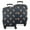 Dark Blue Football, variant on Colorful Football Field and Balls Pattern Luggage Cover Fashion Suitcase Cover Baggage Covers Fit 25-28 Inch Luggage (Go Travel)