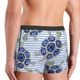 thumbnail image 5 of Haiem Turtle with Blue Stones Men's Boxer Briefs, Every Day Comfort Stretch Cotton Moisture-Wicking Underwear-XX-Large, 5 of 9