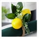 thumbnail image 4 of Juego de 24 Servilleteros de Limón con Forma de Hoja de Vid de Limón para Decoración de Mesa de Comedor, Banquete, Boda, Cumpleaños, Navidad., 4 of 5
