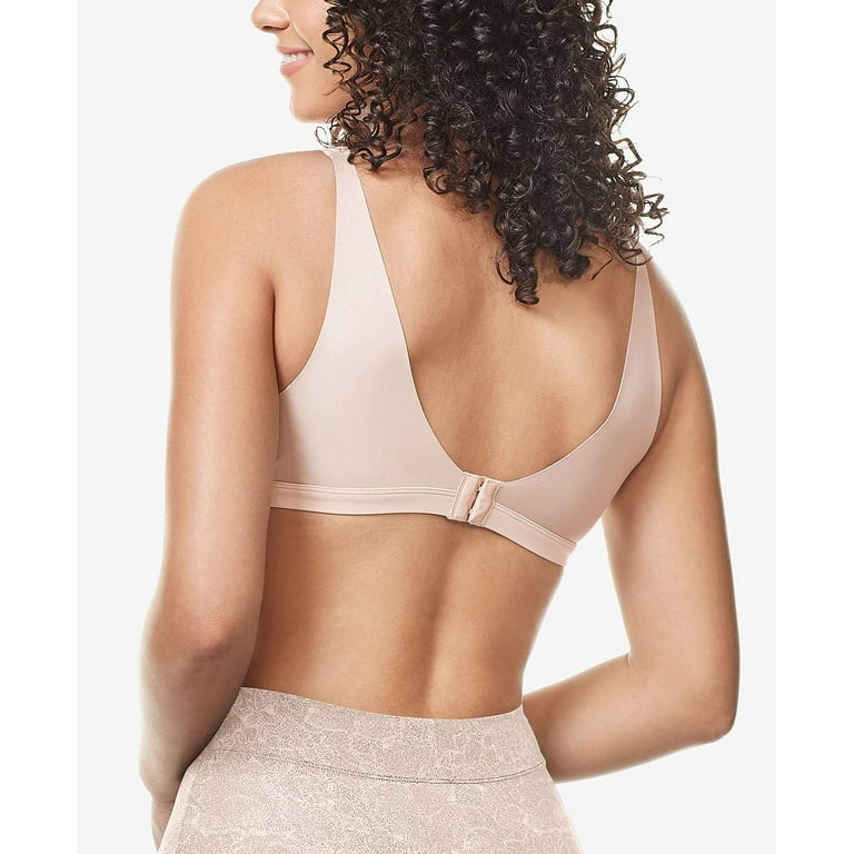 Women's Warner's RA2231A No Side Effects Wirefree Contour Bra (Rosewater 2X)