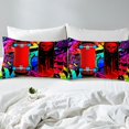 thumbnail image 5 of YST Draps de Planche à Roulettes pour Garçons Adolescents, Draps de Lit Boho Crâne Squelette Os Sports Extrêmes Ensemble de Draps Simple, Drap Plat Style Hip Hop Drap-Housse, Décoration de Chambre Graffiti Arc-en-Ciel, Confortable Durable, 5 of 5