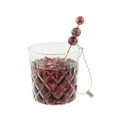 thumbnail image 2 of Cody Foster 4.75In Cranberry Cocktail, Glass, Ornament Beverage Christmas Party Go8402, 2 of 3