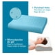 thumbnail image 3 of Almohada Memory Foam Estándar Gel Ajustable Cómoda Suave Color Blanco / Almohada Ortopédica Cervical, 3 of 5