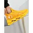 thumbnail image 3 of EKRBXA Knit No-Tie Sneakers, Lightweight Breathable Mesh Running Shoes, Non-Slip Comfort Casual Trainers with Wave Hollow Sole for Gym & Everyday Wear, 3 of 6
