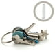 thumbnail image 1 of CRILSTYLEO 200Ud Clips De Plástico Transparentes Para Llaveros Multifuncionales En Artesanía Y Oficina, 1 of 5