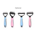 thumbnail image 2 of Mistaha Double-sided Pet Grooming Brush Pet Dematting Comb Undercoat Rake Shedding Brush for Pets Mats & Tangles Removing, 2 of 8