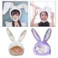 thumbnail image 1 of 2pcs Cartoon Animals Rabbit Ear Hat Costume Headwear Plush StyleD BLESIY  Sombrero Mujer Niña, 1 of 8
