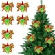 thumbnail image 1 of Objetos colgantes Decoración del hogar Navidad Adornos navideños con lazos navideños Gorro navideño Lazo verde Regalos navideños Decoración de habitaciones Hogar y cocina Elementos esenciales para dor, 1 of 8