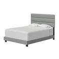 thumbnail image 4 of Boyd Sleep Napoli Gray Faux Leather Full Size Fully Upholstered Platform Bed Frame with Adjustable Headboard, Qualified Box Spring or Foundation Required for Use, 4 of 11