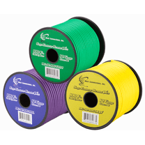 3 Rolls 12 Gauge 100 Feet Audiopipe Primary Remote Wire Auto Power Cable LED