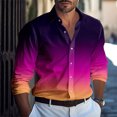 thumbnail image 3 of Camisa casual para hombre serie rojo blanco negro nuevo diseñador ropa casual suave cómoda moda otoño e invierno S-5XL, 3 of 5