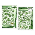 thumbnail image 4 of 2x calcomanías artísticas de pared decoración de pared bosque de bambú DIY con pájaros voladores, pegatinas de pared duraderas murales de pared para, 4 of 9