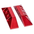 thumbnail image 3 of Fiocias 1 Pair RC Car Parts Aluminum Alloy Simulation Side Pedals Rock Sliders Foot Pedals Upgrade Suitable for RC Climbing Car Model Vehicle Replacement Collection Display Red, 3 of 8