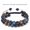 8MM-Blue Tiger Eye + Black Agate + Iron Ore, variant on Triple Protection Bracelet Natural Tiger Eye Agate Stone 8mm Beads Black Obsidian,Crystal Jewelry Stone Bracelets Christmas Gifts for Men Bring Luck Prosperity