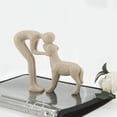 thumbnail image 6 of Unique Bargains Dog Statue Decorations Cute Dog Decor for Office Living Room Bedroom Home Brown, 6 of 7