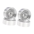 thumbnail image 5 of 4 Pieces 1.3 Inch Tire Wheel Hub Lightweight Aluminum Alloy for SCX24 TRX4M 1/24 RC Car Enthusiasts, 5 of 9
