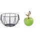 thumbnail image 1 of Cesta de huevos,Cesta multiusos para huevos,cesta tejida de alambre de hierro,Cesta de almacenamiento de alambre para huevos Cesta de almacenamiento portátil,Estatua,Escultura de fruta, 1 of 8
