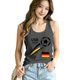 thumbnail image 5 of Women's Football Graphic Tank Tops, Women's Sleeveless Running Tank Top, Breathable Lightweight Sports Vest for Workout, Gym, Yoga, Training for Soccer Tournament 2026 Gray Size: M, 5 of 5