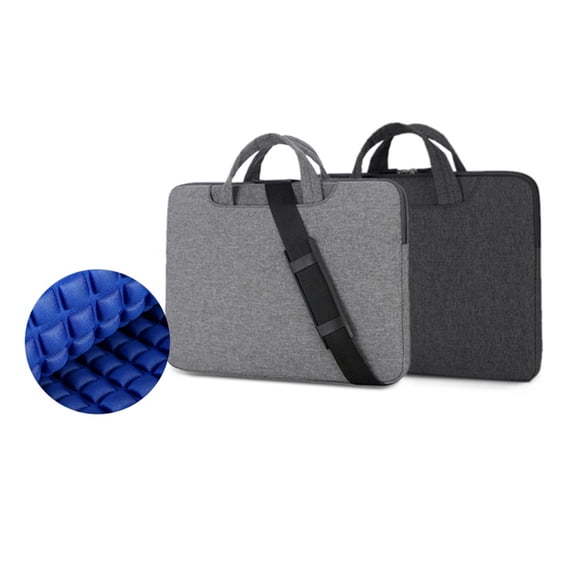 13.3 Inch Laptop Bag, Briefcase for Men Women, Multifunctional Laptop Case, Waterproof Computer Bags, Black