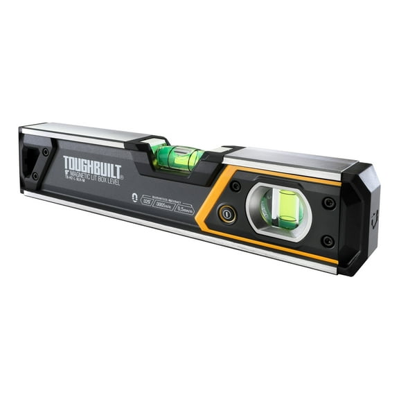 ToughBuilt 9" Lighted Magnetic Box Level