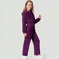 thumbnail image 5 of Hoodies for Girls Boys Fashion Sports Solid Full Zip Long Sleeve Sweatshirt Fall Winter Loose Fit Jacket with Pocket Sweatshirts Pullovers Toddler Girl, 5 of 9