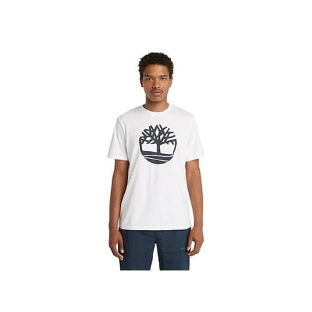 Timberland White Cotton Men T-Shirt