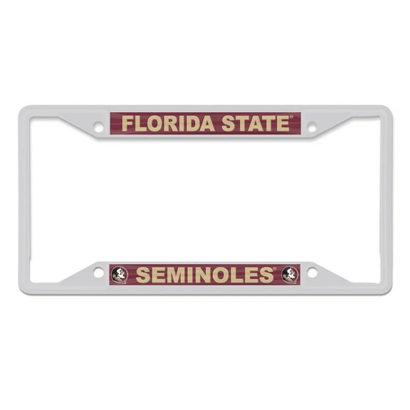 WinCraft Florida State Seminoles Chrome Color License Plate Frame