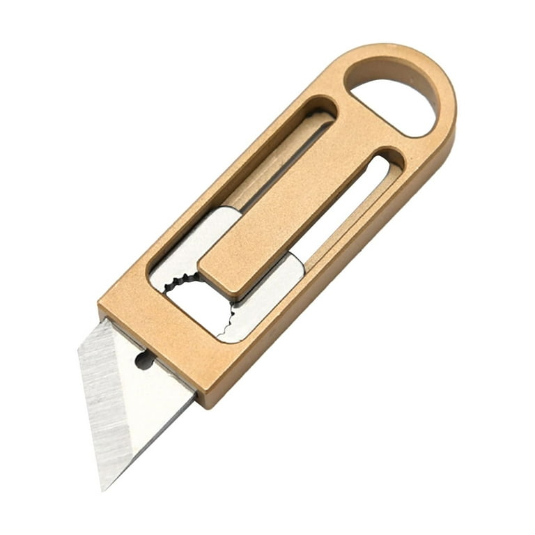 Porfeet Mini Knife Small Sharp Cutter Titanium Alloy Box Cutter