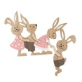 thumbnail image 3 of Rústico Pascua Primavera Decoración Puerta Marco Decoración Suministros para fiestas Interior Exterior Artesanía Centro de mesa Festival Vacaciones 28cmx30cm Sunnimix Letrero de mesa, 3 of 8