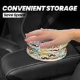 thumbnail image 4 of Honeii Colorful Mustache Print Waterproof Car Trash Can,Waterproof Portable Collapsible Trash Can,Garbage Container fits Most Cars,SUVs,and Trucks, 4 of 7