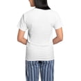 thumbnail image 2 of CafePress - Watercolor Halloween Night - Women's Short Sleeve Print T-Shirt and Pants Light Cotton Pajama Set, 2 of 7