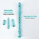 thumbnail image 5 of Juego de instrumentos musicales de juguete para trompeta y armónica, grabadora, azul, 5 of 9