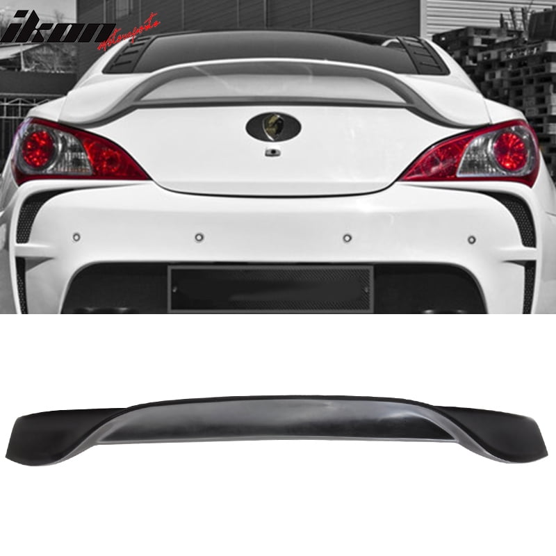 Compatible with 1016 Hyundai Genesis Coupe 2Dr PU PolyUrethane Rear Trunk Spoiler Wing 2010