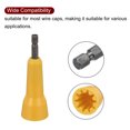 thumbnail image 4 of Unique Bargains Wire Twisting Spinner,Wire Twisting Tool with 1/4' Chuck,1pcs Wire Twisting Tool+70pcs Wire Caps Yellow, 4 of 6