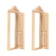thumbnail image 5 of Puerta artesanal para casa de muñecas, 2 piezas, puerta en miniatura para casa de muñecas, muebles para casa de muñecas, puerta de casa de muñecas, mini puerta de madera, funcionalidad inteligente, 5 of 8