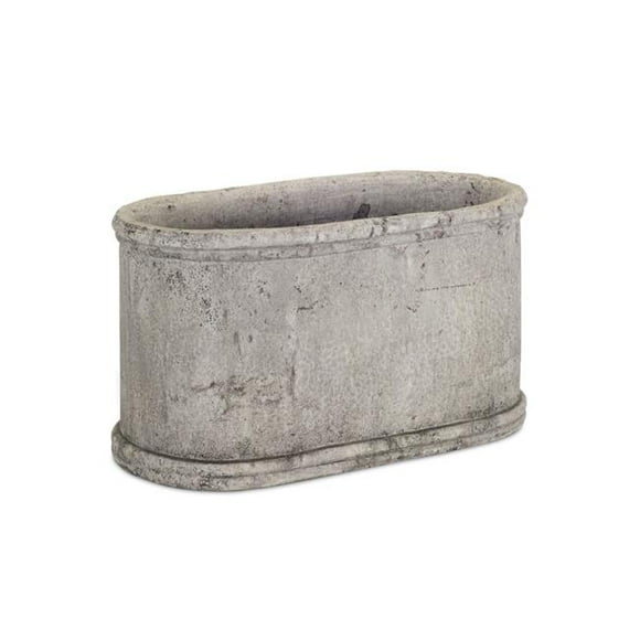 Melrose International 74046DS 10 x 16 in. Ceramic Oval Container