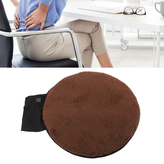 Xirurus USB Heated Seat Cushion – Portable, Ergonomic, Quick‑Heat Round Pad for Office, Sports & Outdoor Use
