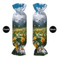 thumbnail image 2 of Wukai Mountain Daisy Meadow Print Candy Pillow Cylindrical Pillows Sofa Pillow Neck Hand Support Pillows Including Insert Lumbar Pillows, 2 of 8