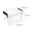 Plastic Box Small Container Organizer Storage Case Mini Tote Bins with