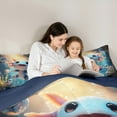 thumbnail image 4 of Feelyou Funny Marine Axolotl Twin Bedding Sets 7-Piece, Kawaii Ocean Animal Bedding Comforter Set, Dreamy Underwater World Reversible Sheet Sets, Ultra Soft Bedroom Decor, 4 of 7