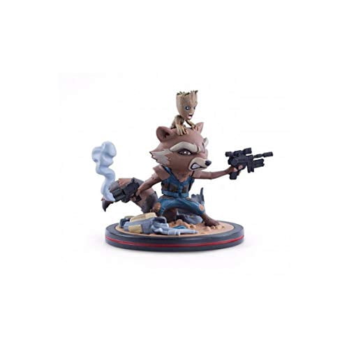 Marvel s Guardians Of The Galaxy Vol 2 Rocket Groot Q Fig By Quantum Mechanix Qmx Walmart