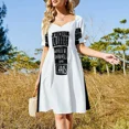 thumbnail image 4 of Sin café habría oscuridad y confusión Vestido sin mangas Falda de verano Vestidos de verano de mujer Vestido, 4 of 7