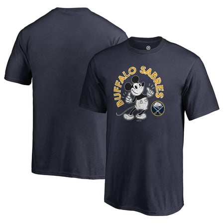 - Buffalo Sabres Fanatics Branded Youth Disney Mickey's True Original Arch T-Shirt - Navy