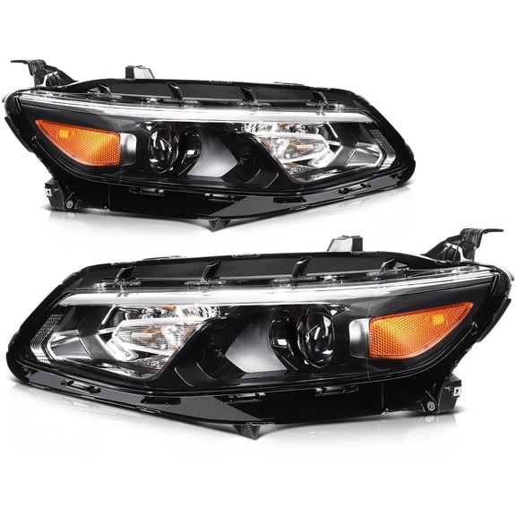 ECCPP Headlight Assembly for Chevrolet For Malibu 2016-2018 Driver and Passenger Side Headlamps